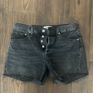 Agolde Charcoal Denim Shorts. Parker long. Size 26